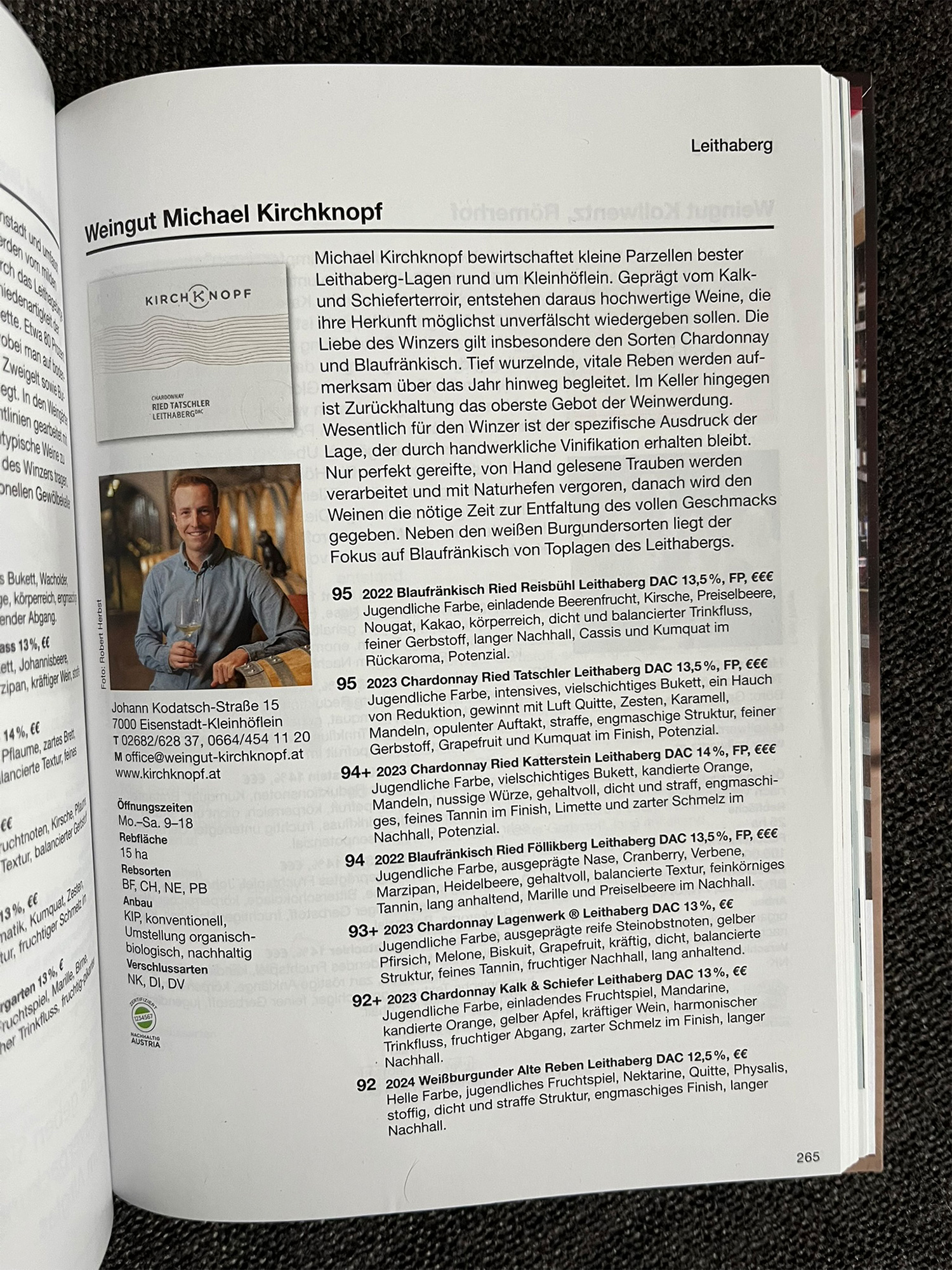 A la Carte Weinguide 2026